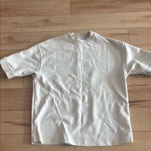 Zara White Short Sleeve Tee